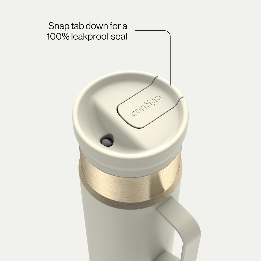 20 oz SnapSeal™ Bottle w/Handle - Oatmilk Champagne