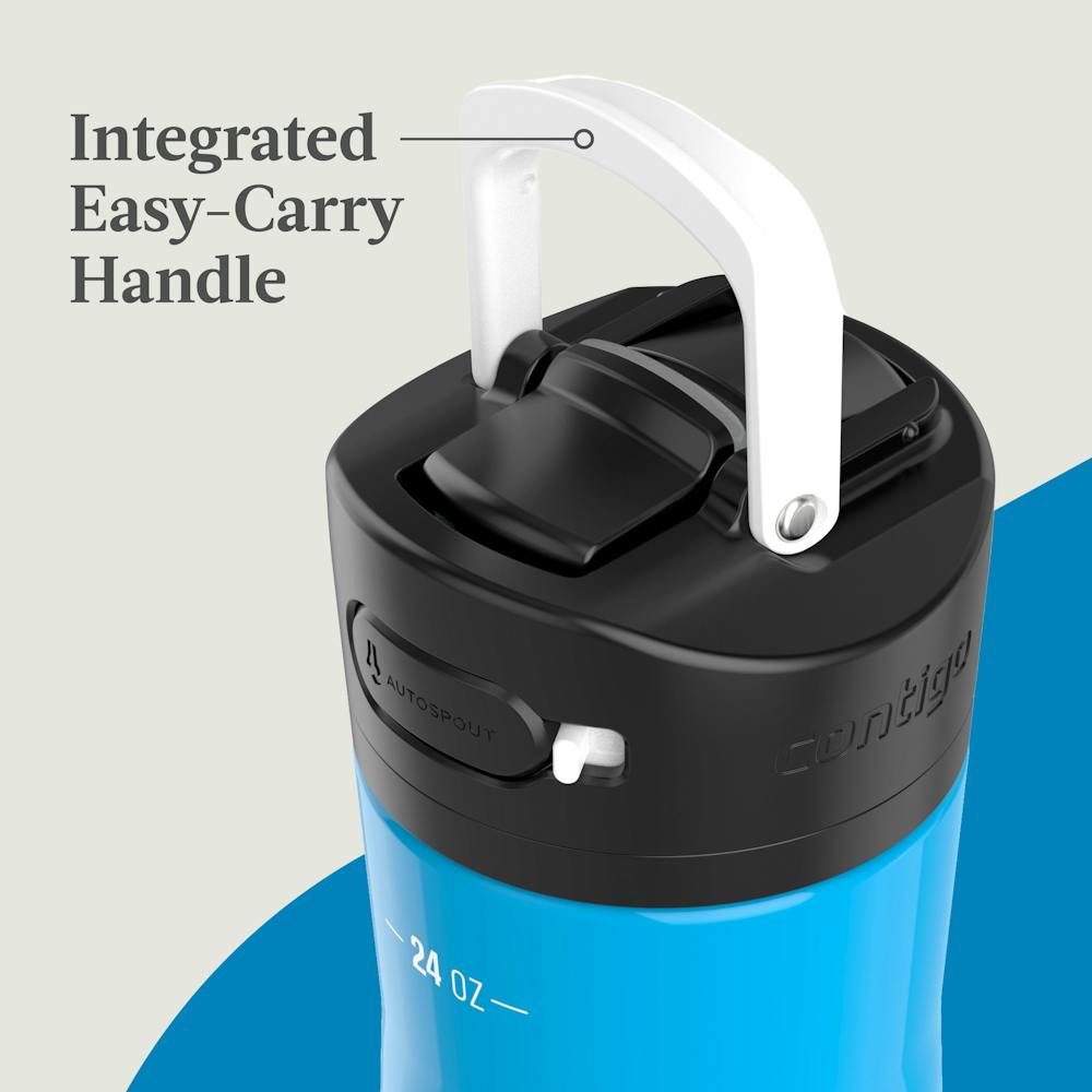 Contigo® Ashland Chill 2.0 Stainless Steel Water Bottle with AUTOSPOUT® Lid, 24oz - Blue Poppy