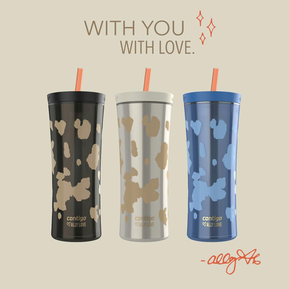 Contigo® x Ally Love Streeterville AUTOCLOSE® Shake & Go® Tumbler, 20oz - Violet