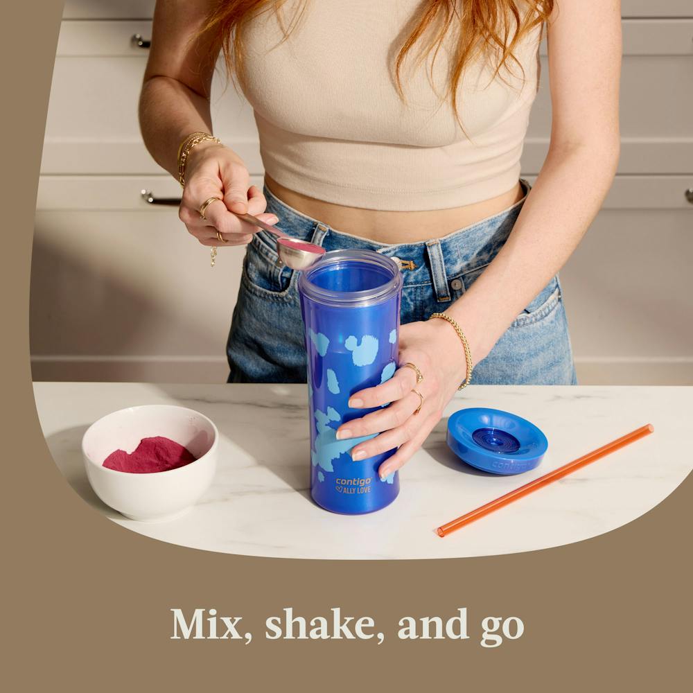 Contigo® x Ally Love Streeterville AUTOCLOSE® Shake & Go® Tumbler, 20oz - Stellar Jay