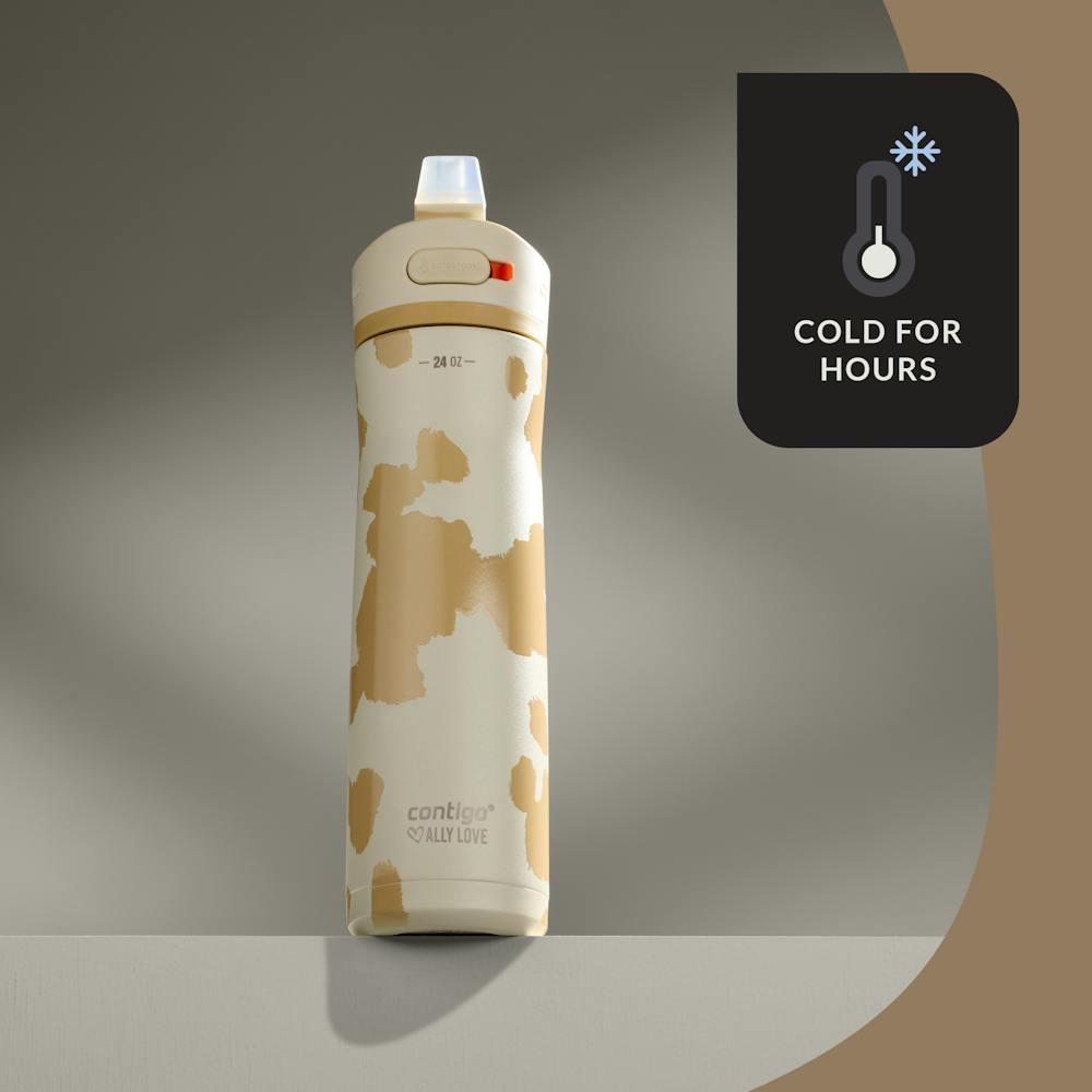 Contigo® x Ally Love Ashland Chill 2.0 Stainless Steel Water Bottle with AUTOSPOUT® Lid, 24oz - Oatmilk