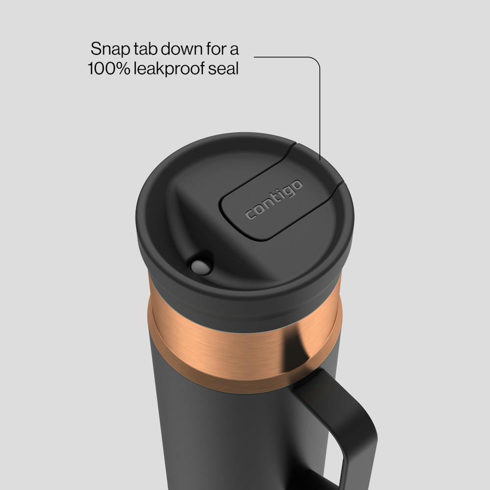 20 oz SnapSeal™ Bottle w/Handle - Licorice Bronze
